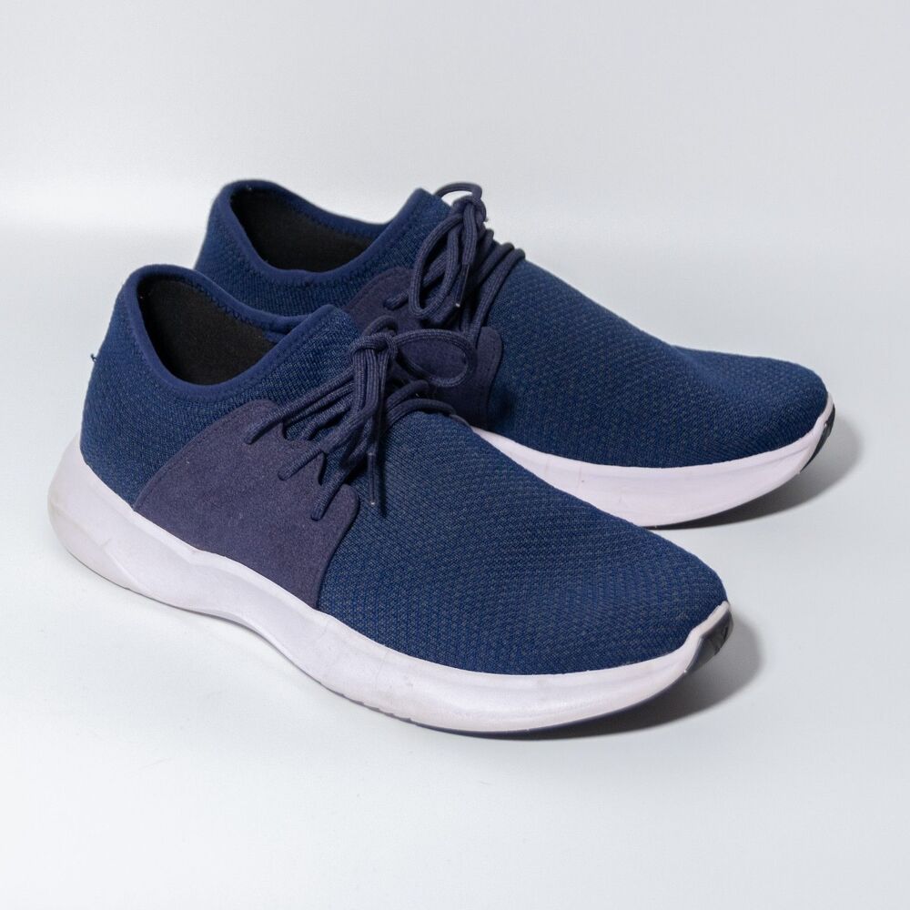 Vessi Men's Athletic Shoes - Navy and White